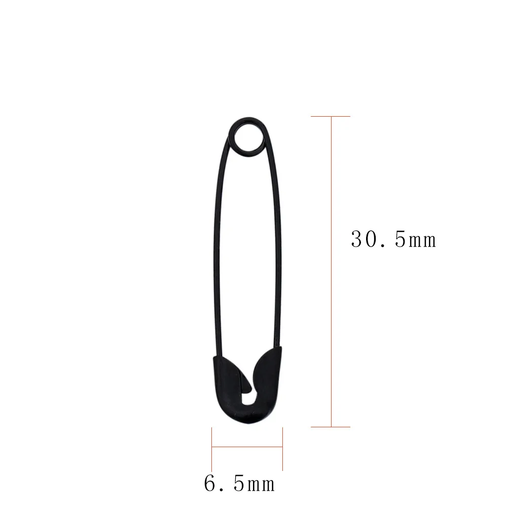 DIY брошь аксессуары маленький зажим для бумаги 3 см Смешанные цвета булавка