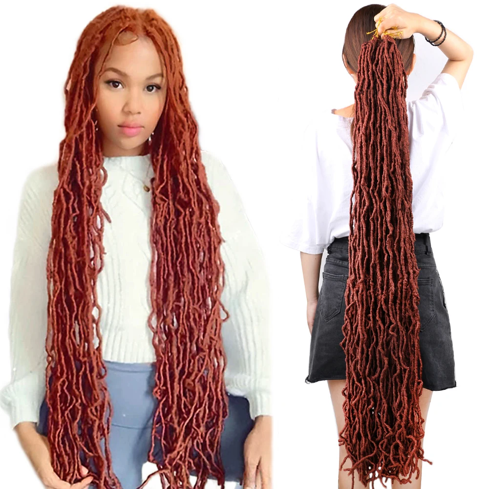 Soft Locs Crochet Braids Curly Dreadlocks Hair Extensions Crochet Locks