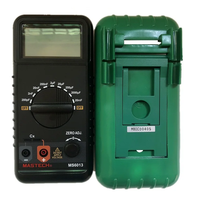 MASTECH MS6013 (MY6013A) Портативный цифровой измеритель емкости 3 1/2 от 200pF до 20mF |