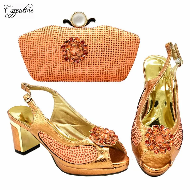 Charming party sets African sandal shoes matching with evening bag set for lady 688-9in sky blue heel height 8cm | Обувь