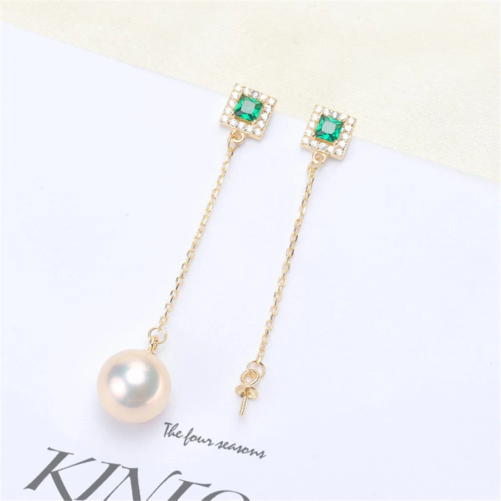 

925 Sterling Silver Earring Hooks Stud Plugs Women Simple Fashion Jewelry Making Accessories For DIY Pearl Earring Jewelry