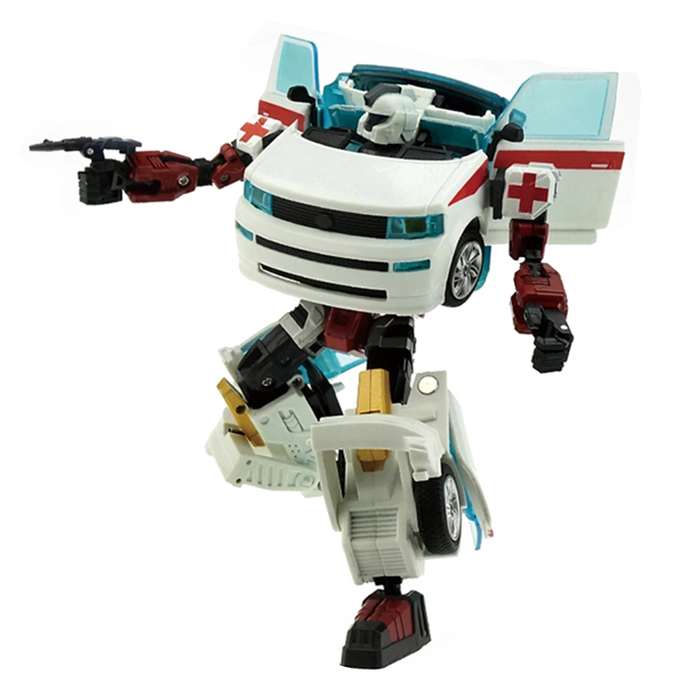 Трансформатор скорой помощи режущий пионер моделирование автомобиля робот