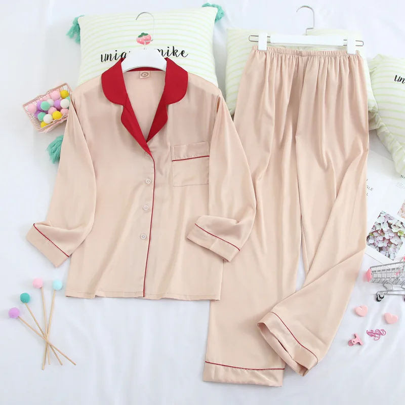 Создание 101 повседневные однотонные женские ice silk комплект из двух предметов