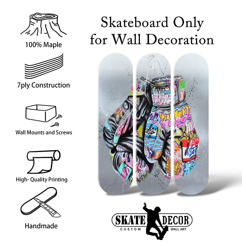 Уличный граффити декоративная доска поп-арт скейтборд настенное искусство