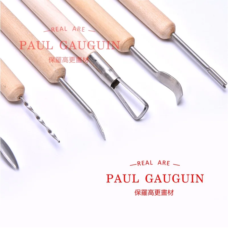 11 шт. набор инструментов для лепки из глины керамика и s деревянные ручки