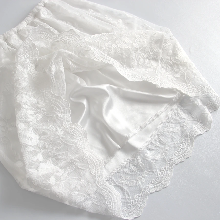 Кружевная прозрачная базовая юбка полупрозрачная средней длины с вырезом для