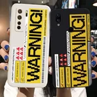 Жидкий силиконовый чехол для VIVO V20 SE Y20 Y20i Y12S Y50 Y30 Y30i Y51 Y70 2020 с этикеткой Рубика и предупреждения