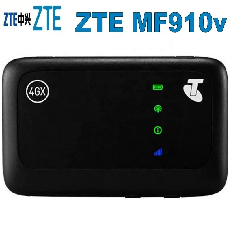 Unlock 4G Modem 150Mbps ZTE MF910v 4G WiFi Router With Sim Card Slot plus 4g antenna