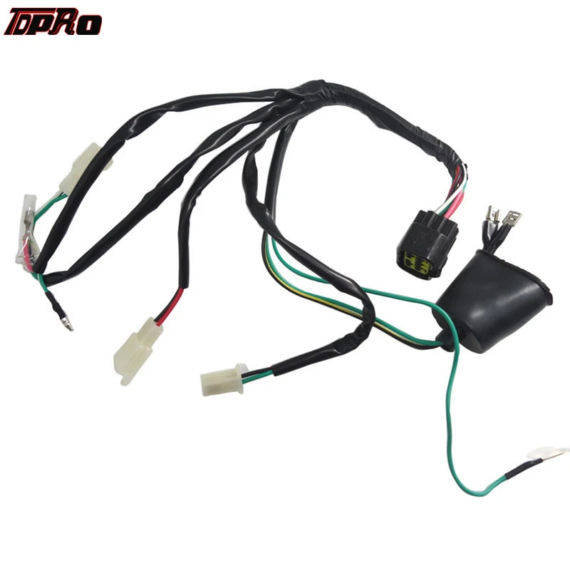 Комплект жгутов проводов двигателя TDPRO штекер переключатель проводного станка