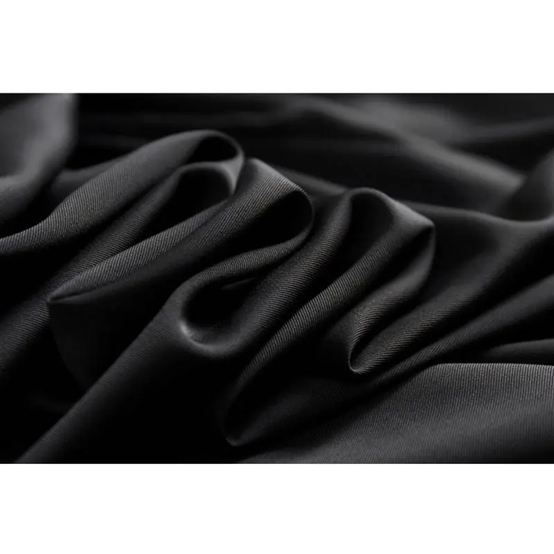 

XITAO Fashion New Oblique Placket Shirt Women Casual Loose Asymmetrical Metal Chain Pendant Black Simplicity All-match ZY3531