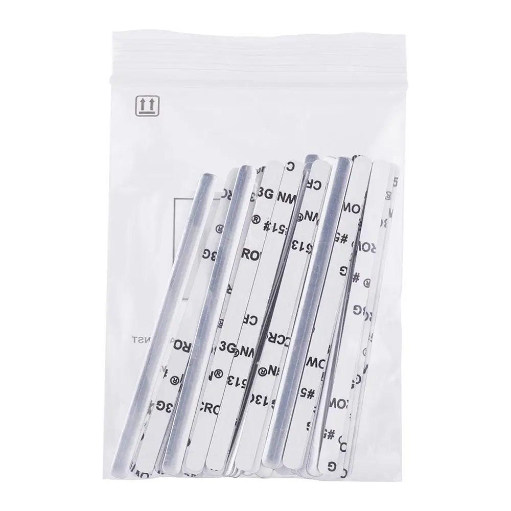 50 шт. Гибкая клейкая металлическая плоская алюминиевая Поворотная проволока для