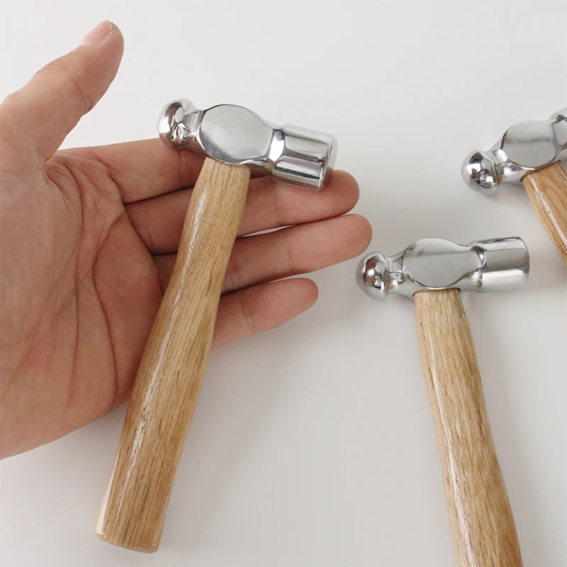 

1Pcs Mini Leather Steel Hammer Steel Smooth Hammer Mallet Leather Craft Tool Used for Beating Wax Wire