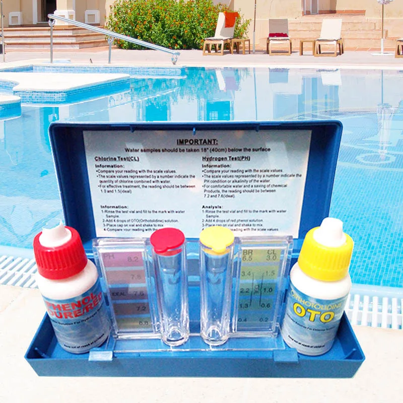 PH Chlorine Water Quality Test Kit Swimming Pool Hydroponics Aquarium Tester Set JS23 | Дом и сад