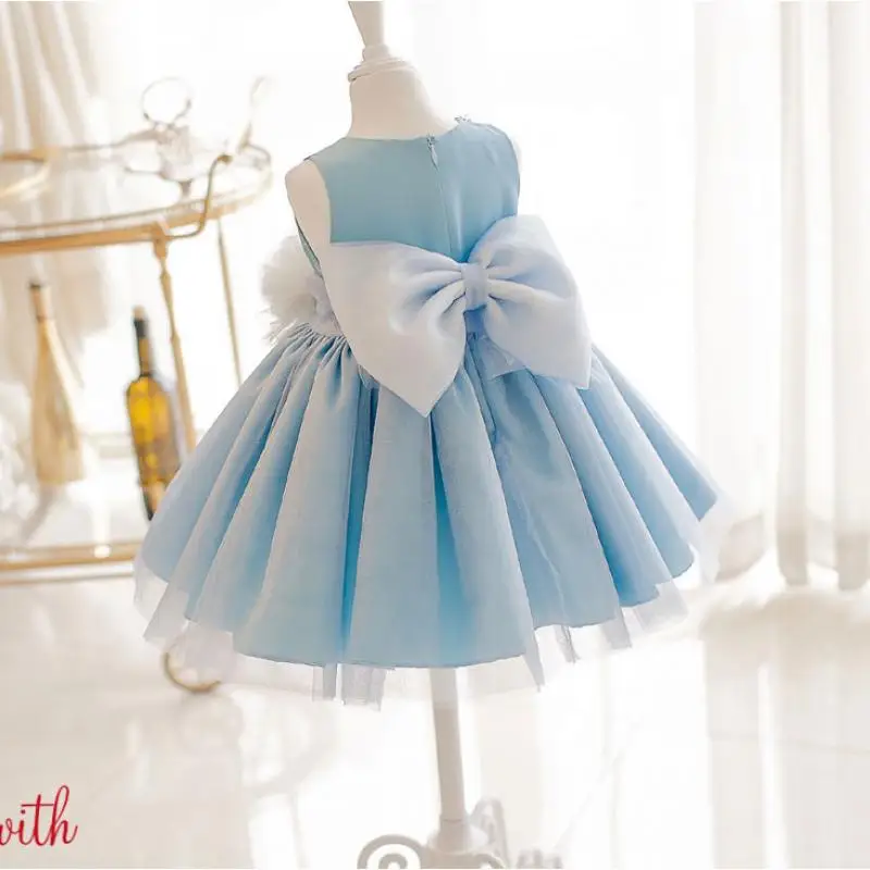 Детские платья для девочек одежда крещения платье вечевечерние НКИ на 1 год и