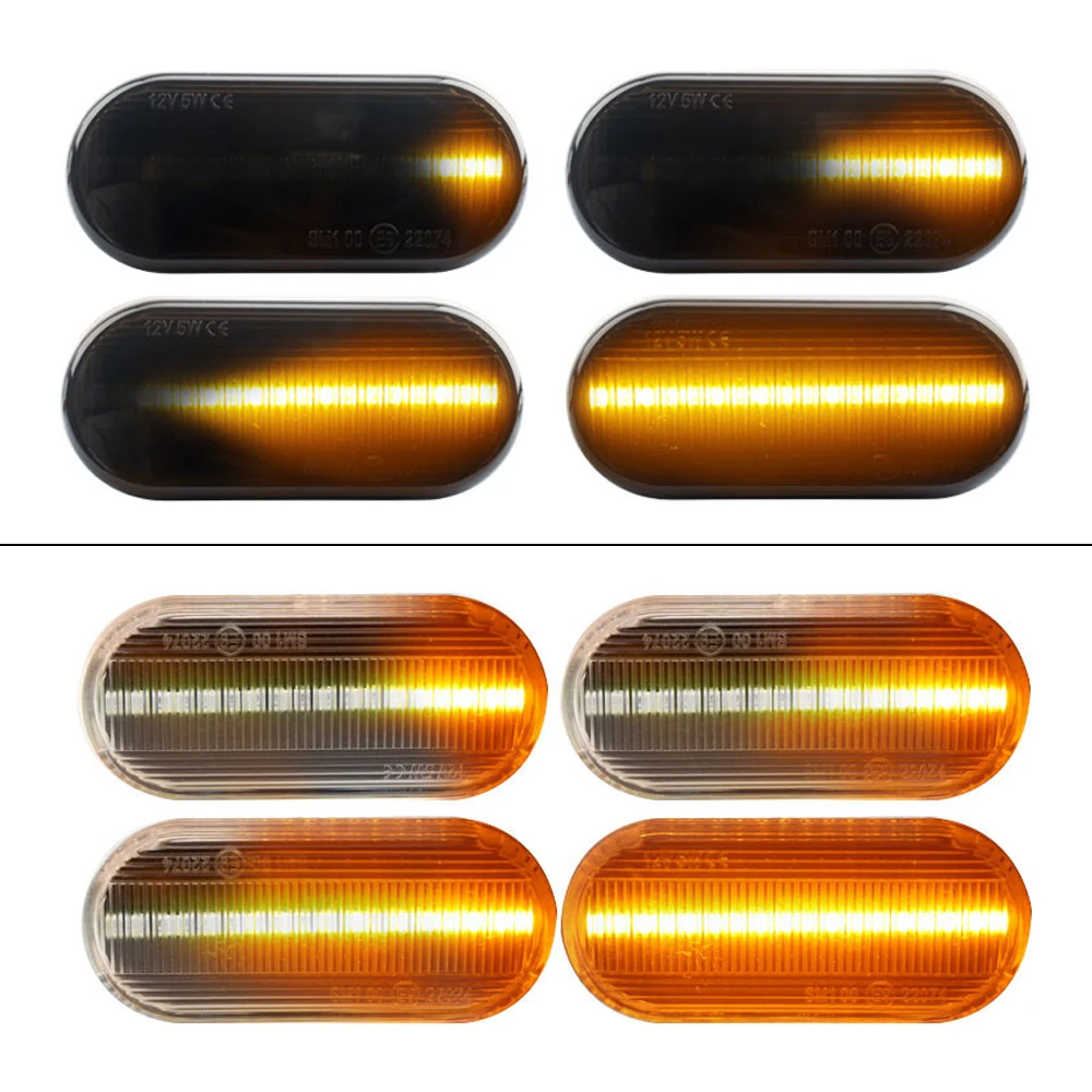 Светодиодный динамический боковой маркер CROSSFOX светильник воротник Световой