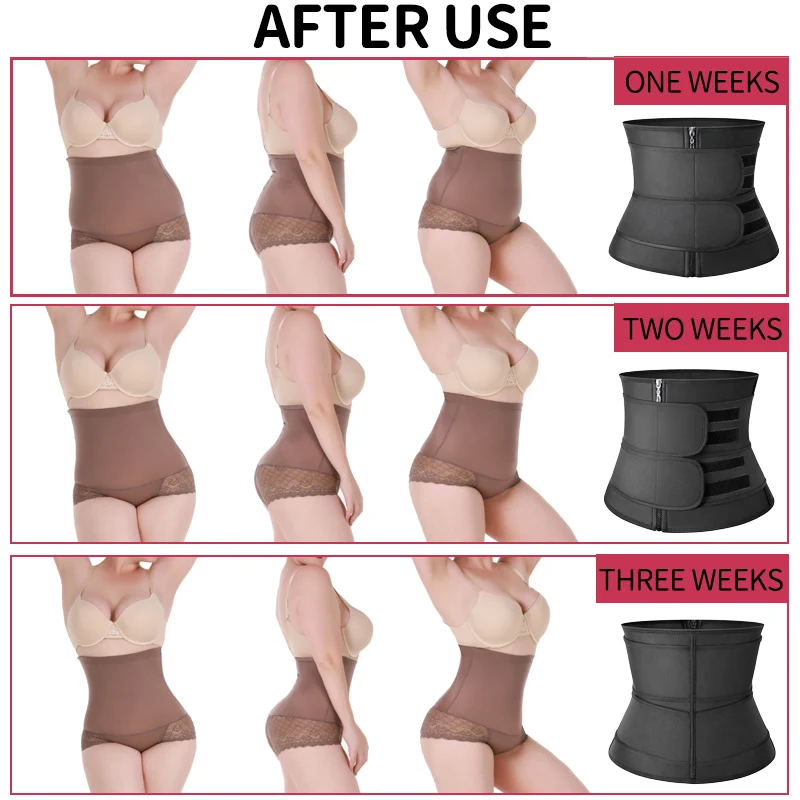 

Steel Boned Waist Trainer Women Belly Shaping Trimmer Belt Neoprene Body Shaper Tummy Sweat Shapewear Slimming Sheath Corset