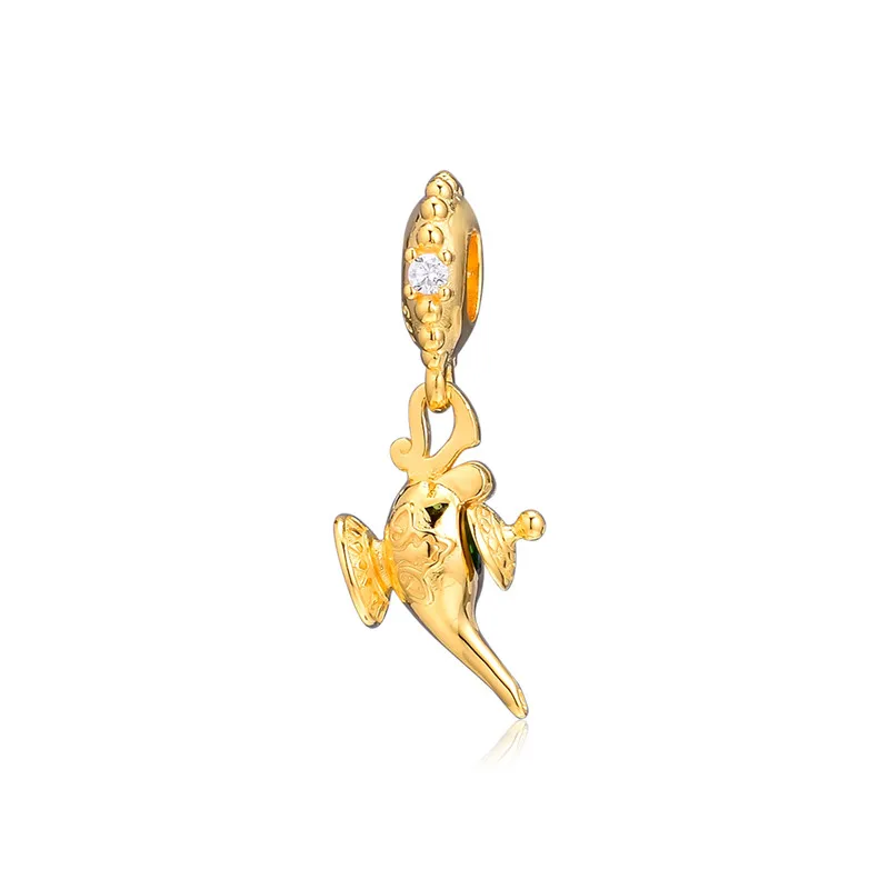 

Magic Lamp Dangle Charms For Woman DIY Fits Original 925 Silver Bracelets Fashion Silver Beads For Jewelry Making