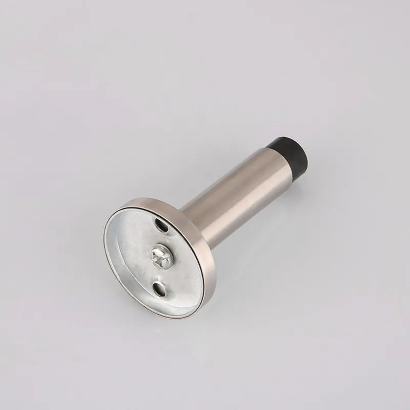 

SUS304 Silicone Rubber Door Stopper Door Holder Stainless Steel Door Bumper Door Protector Wall Protector Holder for Glass Door