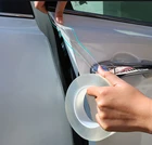 Автомобильная наклейка s, автомобильная дверная наклейка для порога, защитная многофункциональная нано-лента, полоска для бампера, защитная аксессуары для защиты от царапин для дверей автомобиля