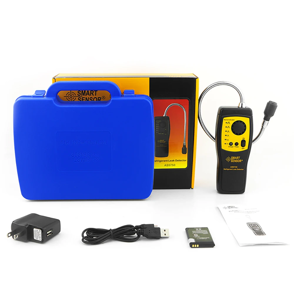Смарт-Датчик AS5750 детектор утечки фреона тестер галогенного хладагента в