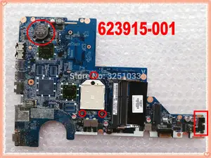 Материнская плата COMPAQ PRESARIO CQ56 G56 для ноутбука, 623915-001, DA0AX2MB6E1 DA0AX2MB6E0, 100% протестирована