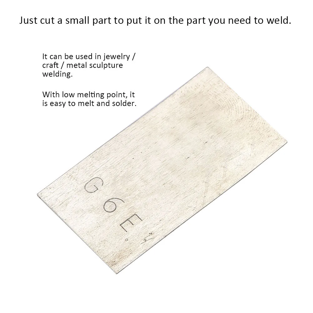 1 шт. Серебряный паяльный лист пластина для ювелирных изделий сварочная