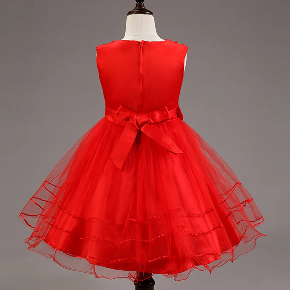 

Baby Kids Summer Floral print Dresses Girls Princess Flower Party Dress