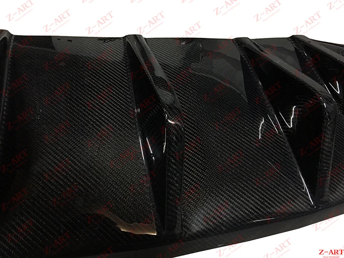 Z-ART GTR carbon fiber rear diffuser for Maserati Gran Turismo 2008-2019 lip chin | Автомобили и мотоциклы