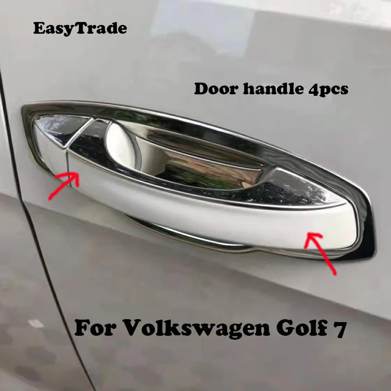 Хромированная наклейка на дверную ручку автомобиля Стайлинг из нержавеющей