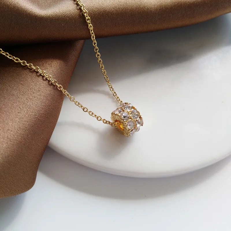 DZOT 2021 Новая модная цепочка на ключицы простое геометрическое ожерелье с