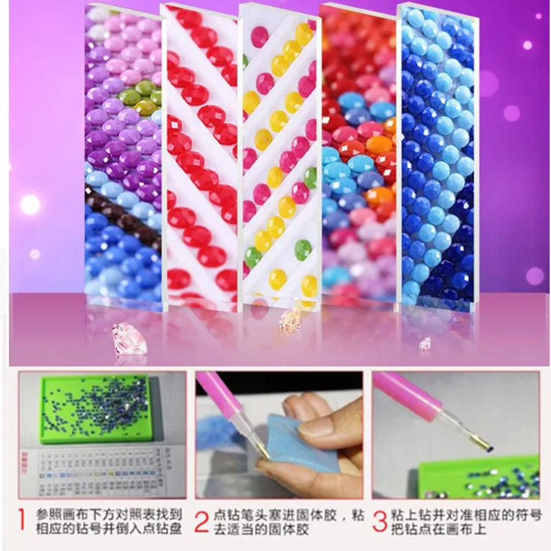 Цветная картина со слоном и бриллиантом с деревянной рамкой абстрактная поп арт