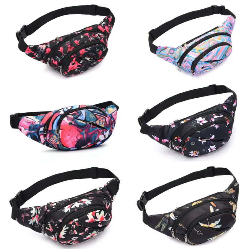 

New Men Women Waist Bag Bum Fanny Pack Running Belt Money Pouch Holiday Sport