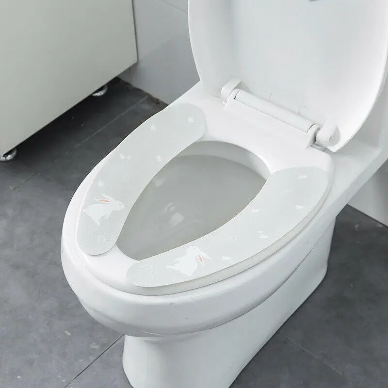 FAROOT Washable Bathroom Toilet Seat Cushion Closestool Soft Warmer Mat Cover Pad Winter Stickers | Дом и сад