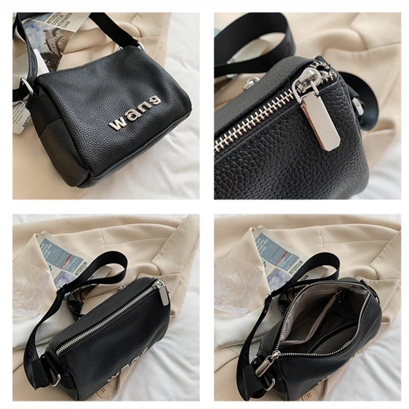 

Genuine Leather Messenger Bags Crossbody Bags For Women Sac A Main Female Soft Leather Shoulder Bag Wang Vintage Flap Bag
