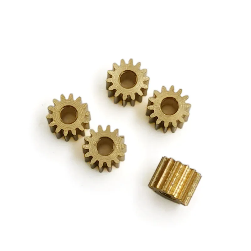 

141.5A 142A 0,3M латунная шестерня 14 зубьев наружный диаметр 4,8 мм Отверстие 1,5 мм/2 ммТемный фитинг Малый модуль Медный кожух 5 шт./лот
