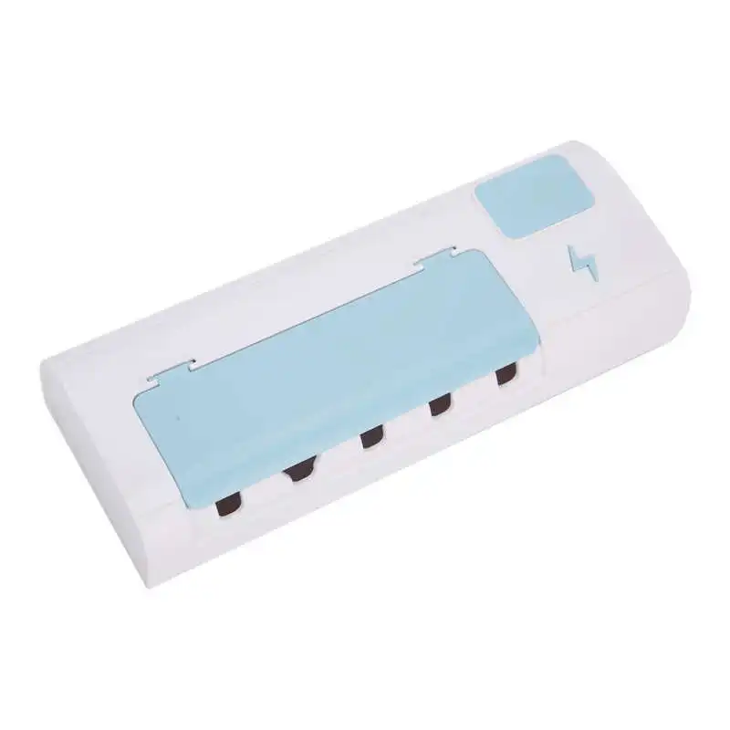 

Uv Sterilizer UVC Toothbrush Holder Wall Mounted Rack USB Rechargeable Punch Free Organizer for Bathroom Uv Sterilizer