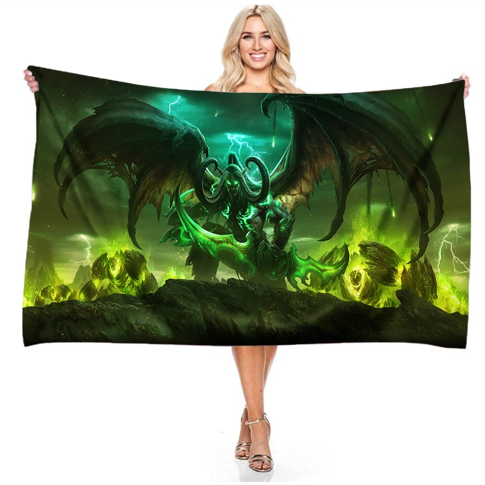 Полотенце World of Warcraft s Game Horde Alliance баннер флаг пляжное полотенце банные полотенца