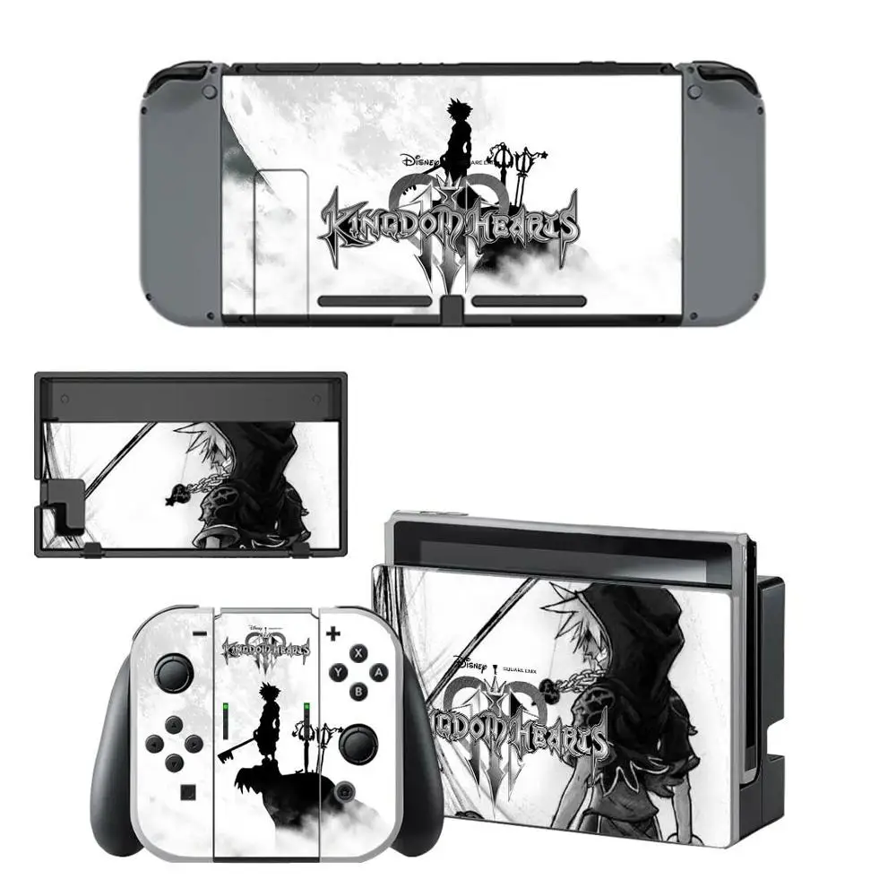 Nintendoswitch Skin Kingdom Hearts Nintend Switch Stickers Decal for Nintendo Console Joy-con Controller Dock Skins | Электроника
