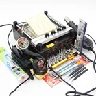 Gordak 863 3 в 1 цифровая Тепловая пушка BGA наладочная паяльная станция Электрический паяльник ИК Инфракрасная станция предварительного нагрева