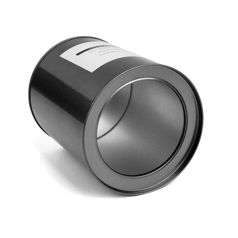 Черный железный нордический резервуар для хранения металлический посадочный