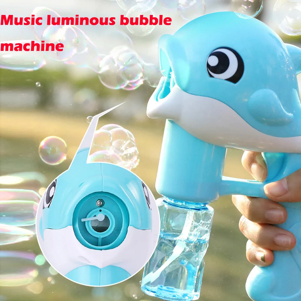 Электрическая музыкальная светящаяся мультяшная пузырьковая игрушка