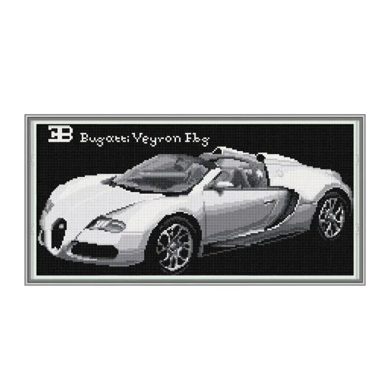 

Набор для рукоделия, белая спортивная Алмазная вышивка крестом, квадратные круглые стразы, вышивка DIY, рукоделие