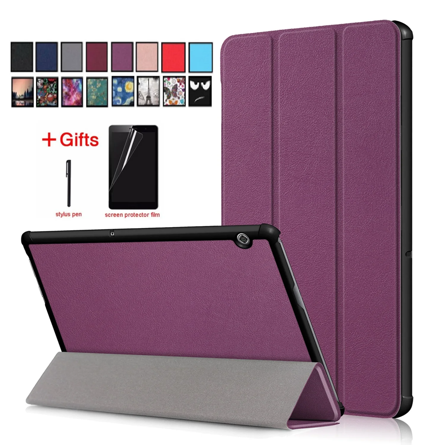 Легкий Ультратонкий чехол для Huawei MediaPad T5 10 AGS2 W09 L09 L03 1 планшета с пленкой +
