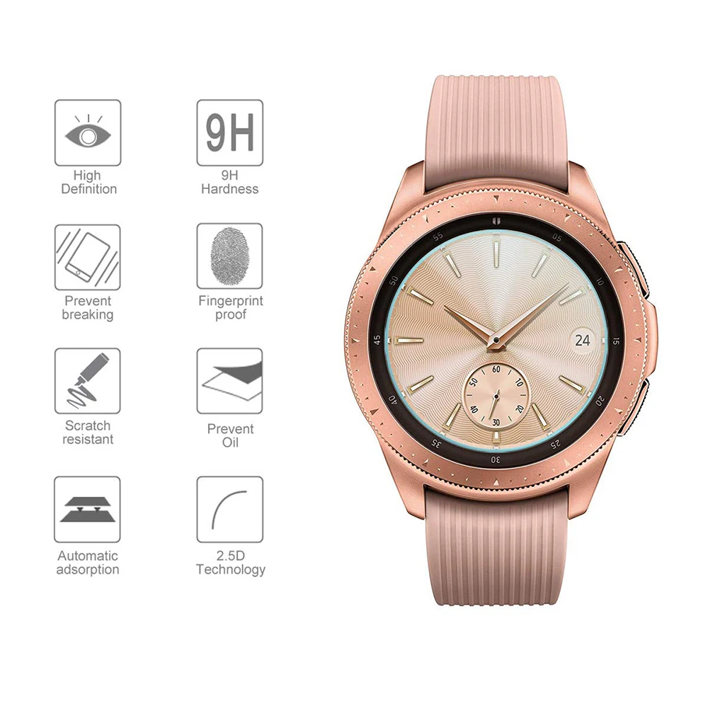 Защитная крышка для samsung gear S3 Frontier защитная пленка Защита для samsung Galaxy Watch 42 мм 46 мм экран из закаленного стекла