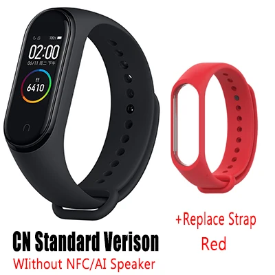 Xiaomi mi Band 4 глобальная Версия смарт-браслет AMOLED экран mi band 4 Band 4 Smartband фитнес-Браслет спортивный водонепроницаемый браслет - Color: Package 4