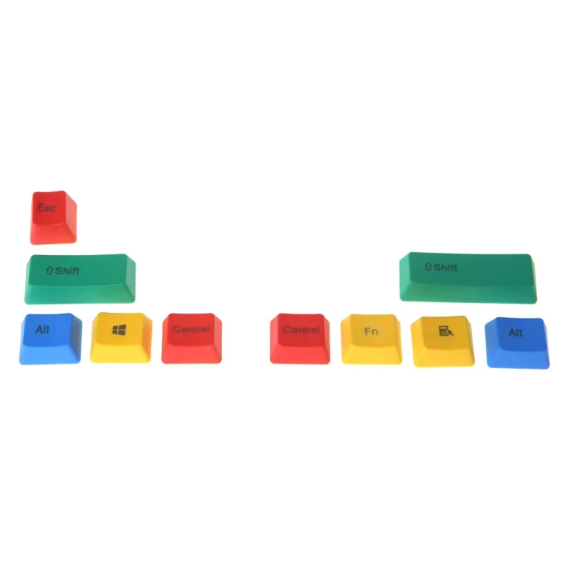

PBT 10 Keys Keycap RGBY Mechanical Keyboard Add-on Kit OEM Cherry height