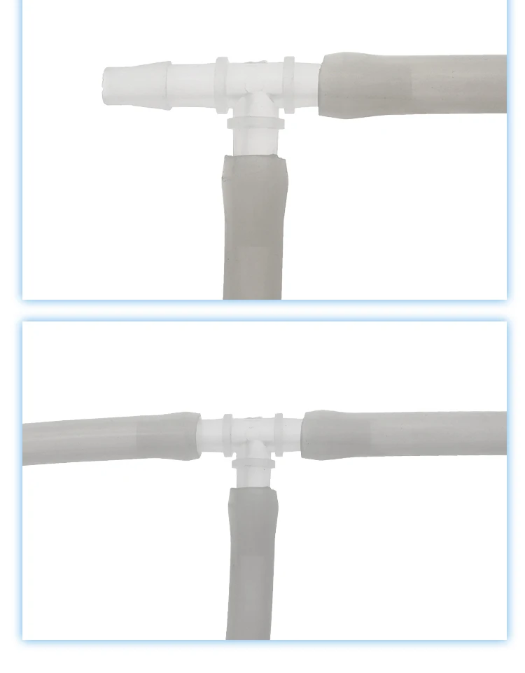 Равный тройник соединитель пластиковый ПП соединение пагода микро орошение