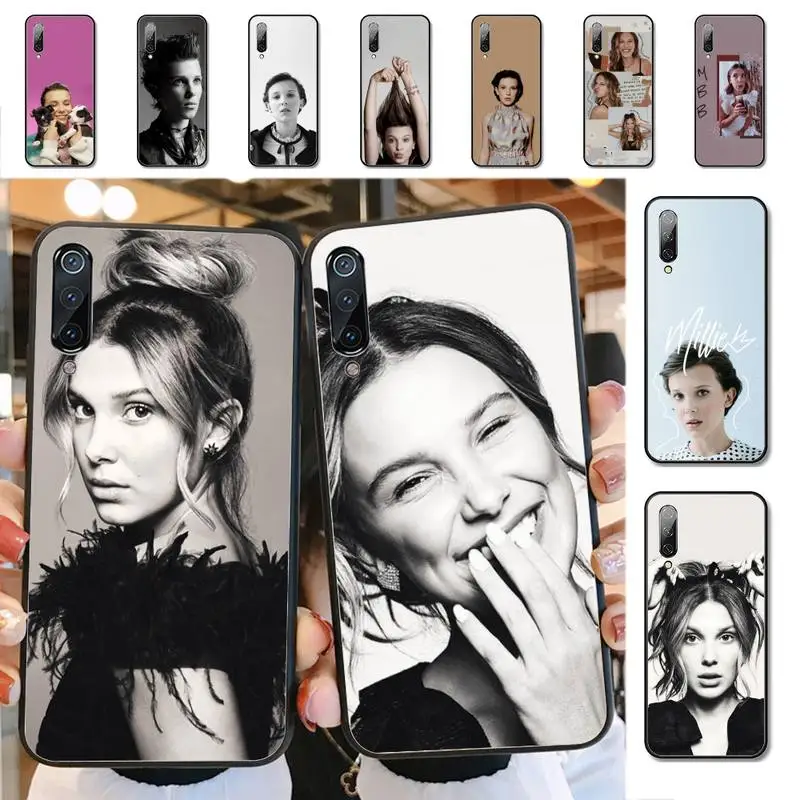 

YNDFCNB millie bobby brown Phone Case for Xiaomi mi 8 9 10 lite pro 9SE 5 6 X max 2 3 mix2s F1