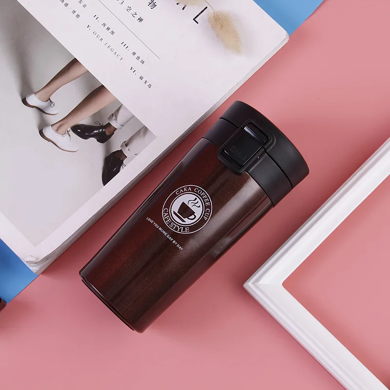 Высококачественная дорожная кофейная чашка термос из нержавеющей стали