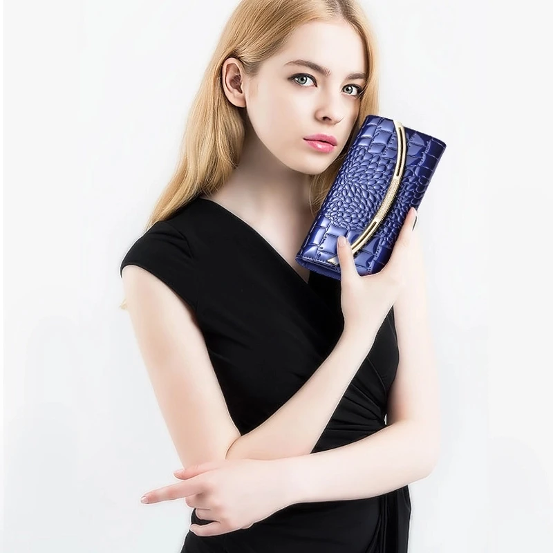 Модный кошелек из натуральной кожи для женщин 2019 роскошные дизайнерские